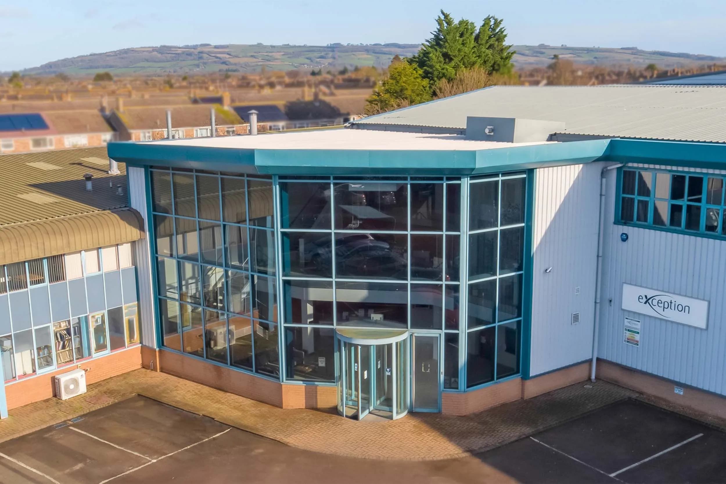 Exception PCB manufacturing facility in Tewkesbury, UK, supporting high-technology printed circuit board production.